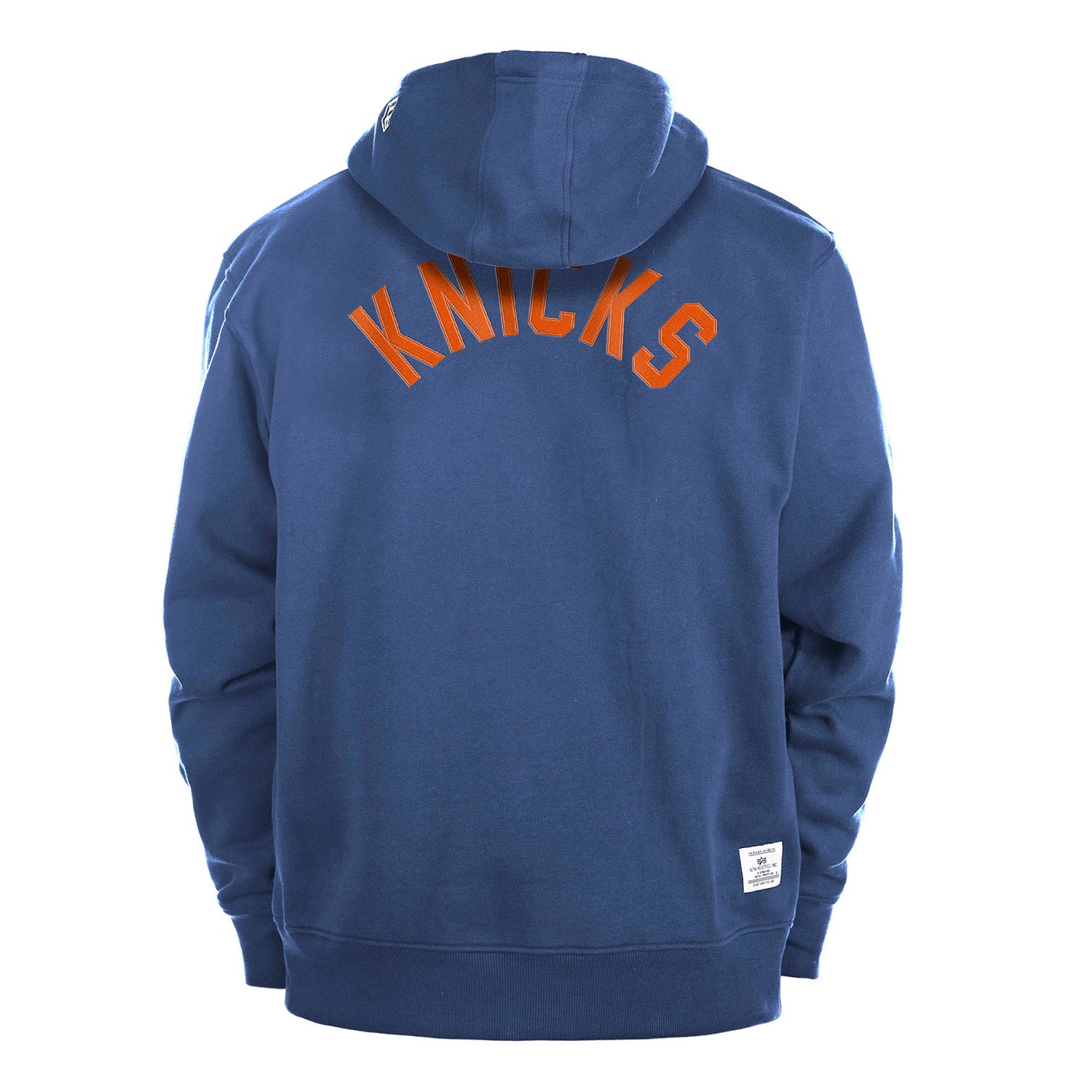 New Era Knicks Alpha Collection Hood In Blue - Back View
