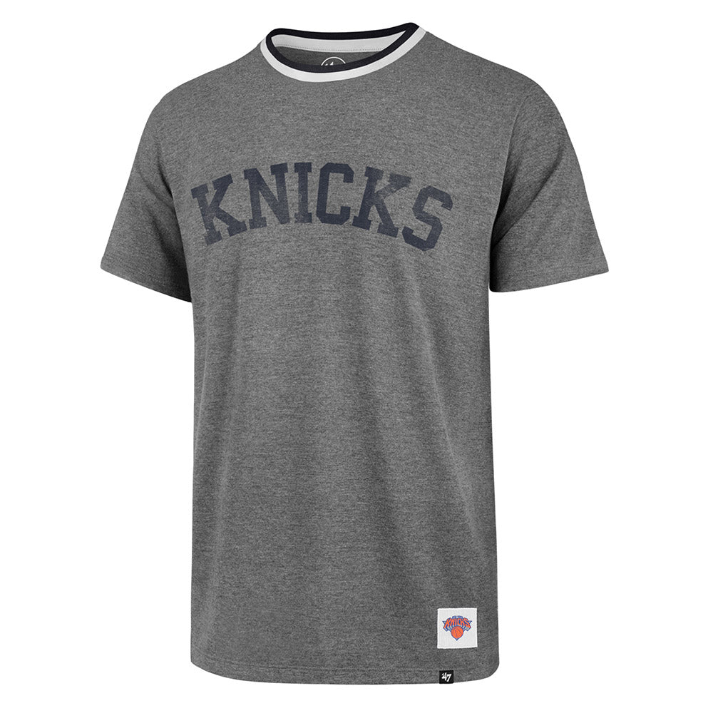 '47 Brand Knicks Durham T-Shirt in Gray - Front View