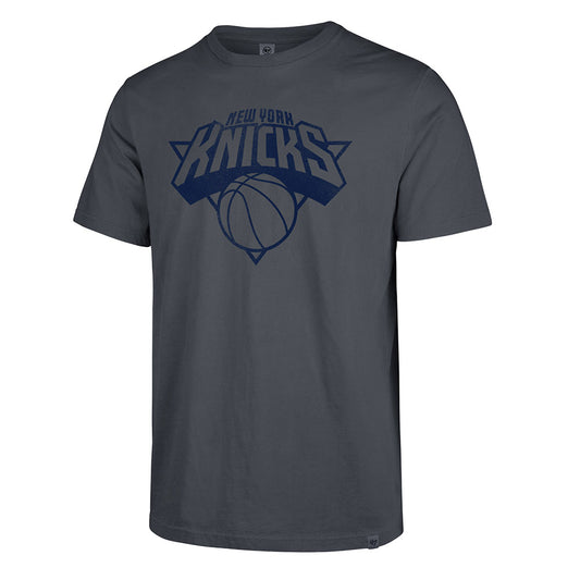 '47 Brand Knicks Hudson Icon T-Shirt in Gray - Front View