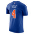 Derrick Rose Nike Icon Name & Number Tee in Blue - Back View