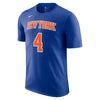 Derrick Rose Nike Icon Name & Number Tee in Blue - Front View