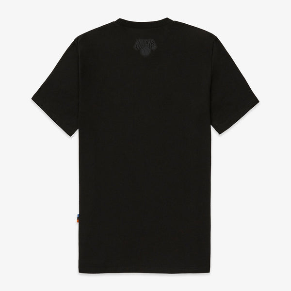 NYON x Knicks Classic T-Shirt in Black - Back View