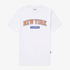 NYON x Knicks Alumni T-Shirt in White - Front View
