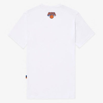 NYON x Knicks Alumni T-Shirt in White - Back View