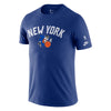 Nike Knicks Classic Edition Logo T-Shirt in Blue - Front View