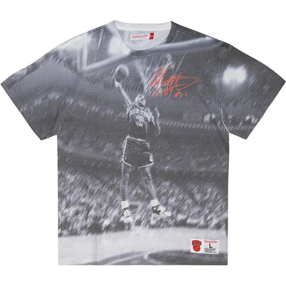 Mitchell & Ness Knicks John Starks Sublimated Tee In Grey - Front View