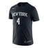 Knicks 21-22 Derrick Rose Select Series Name & Number Tee In Black - Front View