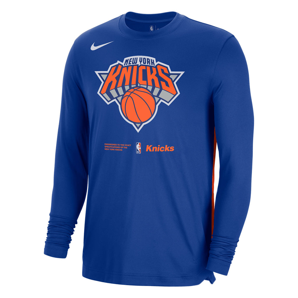 Nike Knicks 22-23 On Court Pregame Long Sleeve Tee | Shop Madison ...