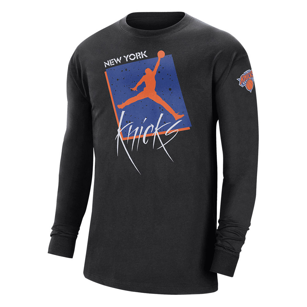 Nike Men's New York Knicks Black Max 90 T-Shirt