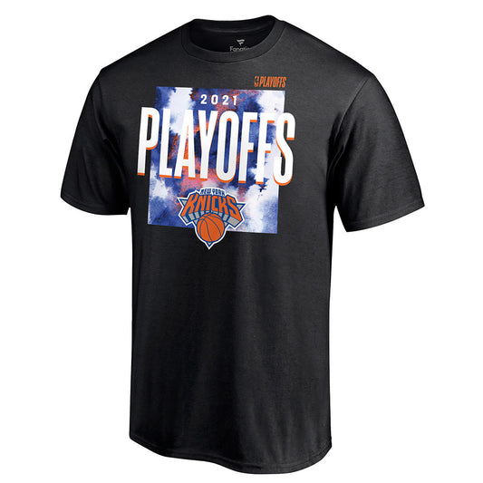 Mens Fanatics Playoff 2021 Tee in Black - Front View