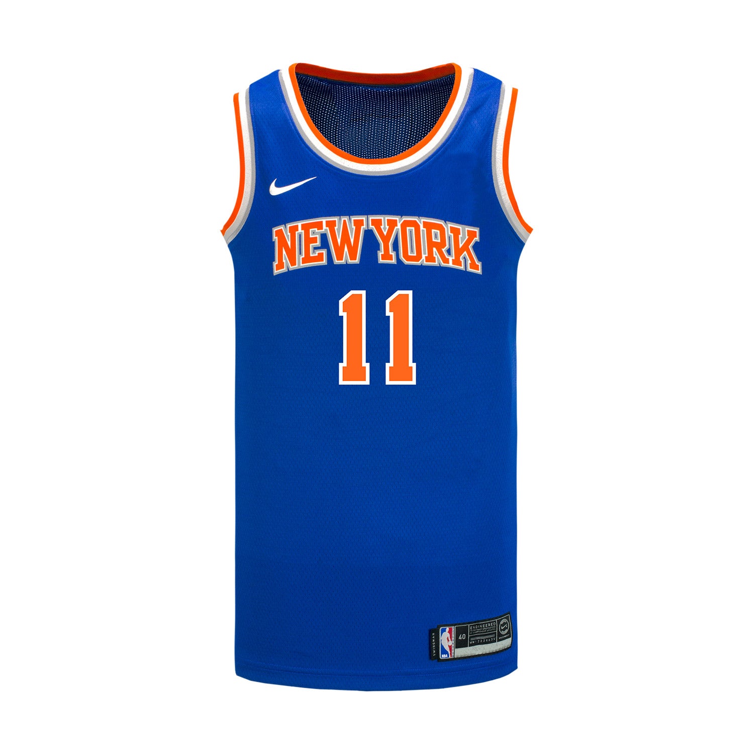Nike Jalen Brunson Youth Jersey - Blue Knicks Swingman Kids Icon Edition Jersey