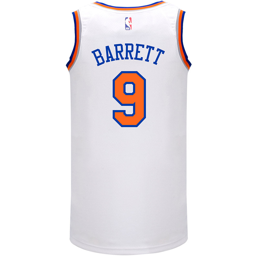 Youth Nike RJ Barrett White New York Knicks 2019/20 Swingman Jersey -  Association Edition 