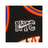 New York Knicks Youth RJ Barrett Nike City Edition Jersey in Black- Logo Close Up