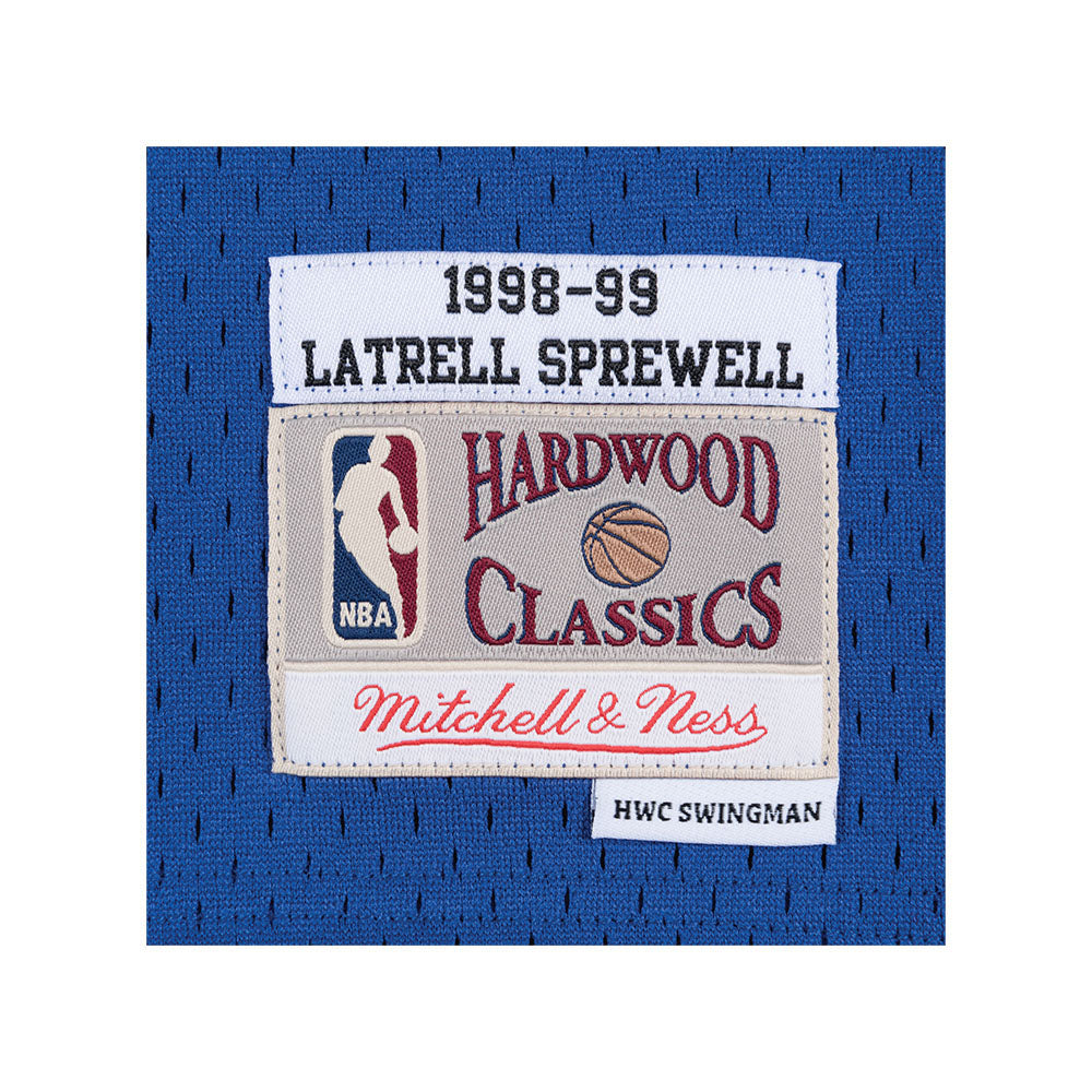 Shop Mitchell & Ness New York Knicks Latrell Sprewell 1998-1999 Reload  Swingman Jersey SMJYCP19287-NYKORAN98LSP orange