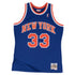 Patrick Ewing Mitchell & Ness 91-92 Road Swingman Jersey in Blue - Front View