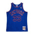 HWC Knicks Swingman Jersey Patrick Ewing 1996-97 Anniversary in Blue - Front View