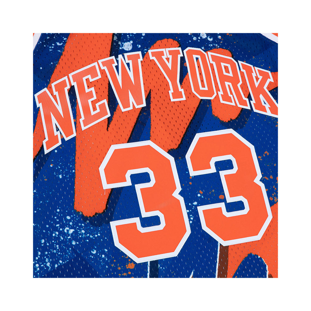 New York Knicks Hyper Hoops Swingman Short By Mitchell & Ness - Blue - Mens