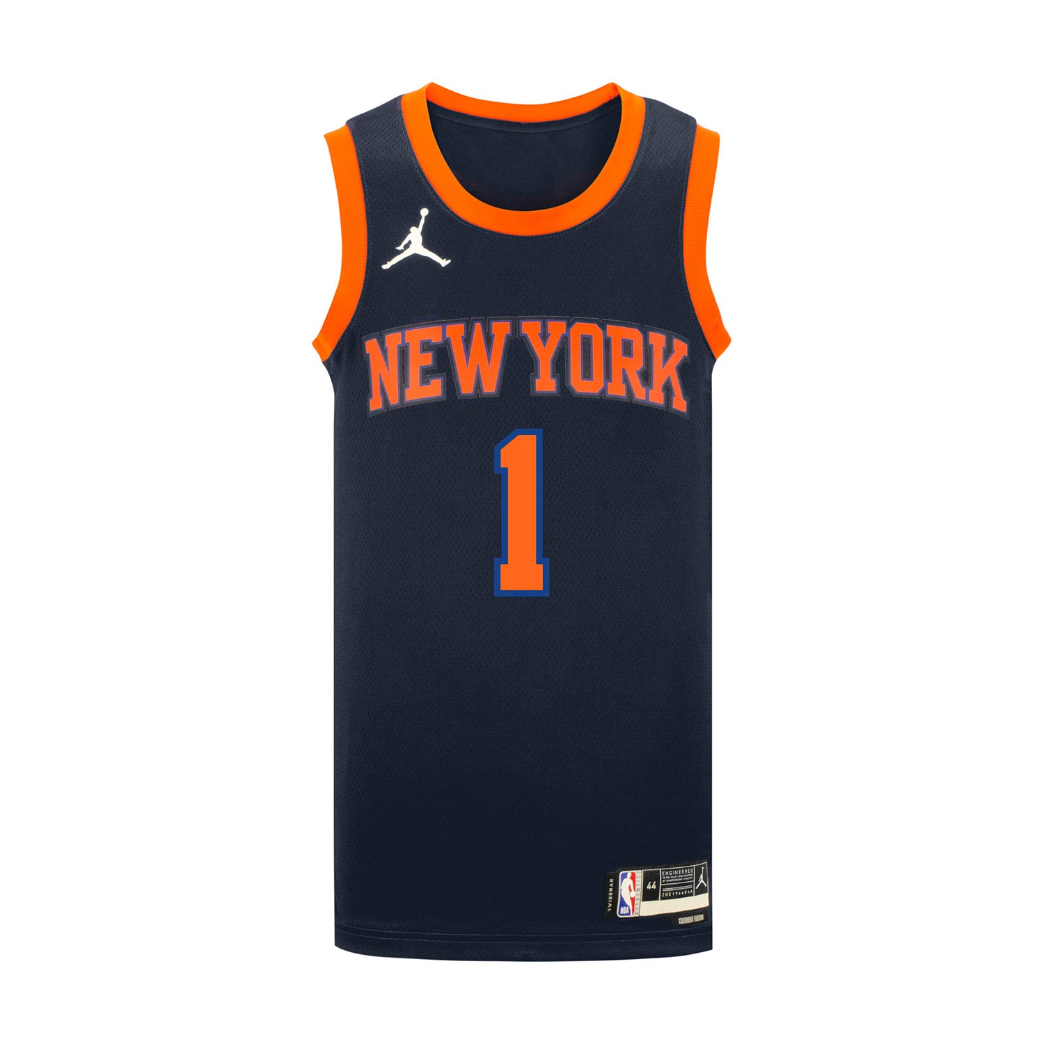 Nike Kids' New York Knicks Julius Randle #30 Blue Swingman Jersey, Boys', Large