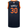 Knicks 22-23 Julius Randle Statement Swingman Jersey In Blue - Back View