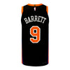 Knicks Nike 22-23 RJ Barrett City Edition Authentic Jersey In Black - Back View