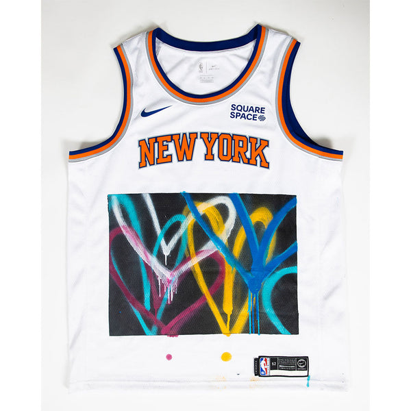 Evan Fournier White New York Knicks Game-Used #13 Jersey vs
