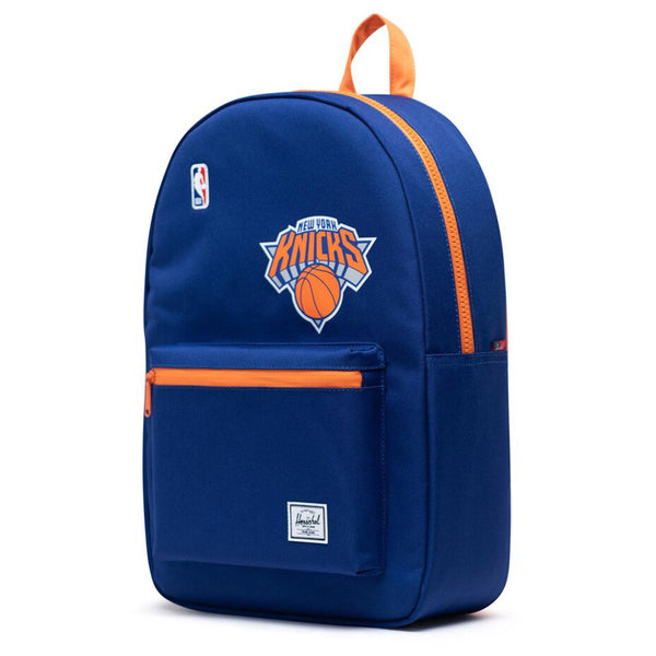Knicks Herschel Supply Co. Statement Backpack in Blue - Front View