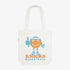 NYON X Knicks "Mr.Knick" Tote In Cream - Front View