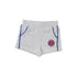Infant Knicks Chase Your Goals Top & Short Set In Blue, Orange and Grey - Shorts Front View
