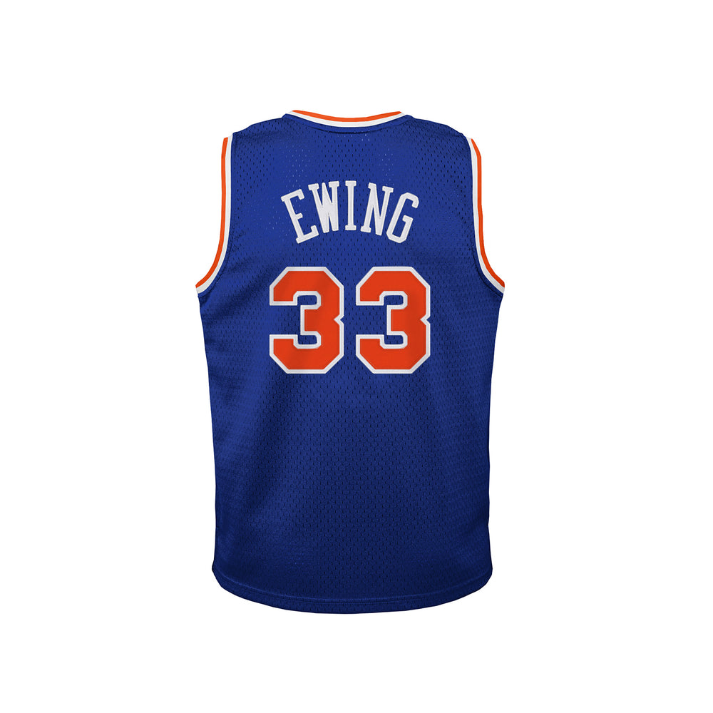 Mitchell & Ness Men's New York Knicks Patrick Ewing #33 Blue
