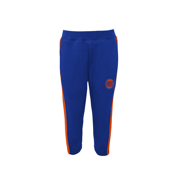 Toddler Knicks Miracle on Court Hoodie and Pant Set In Blue - Pants Front ViewToddler Knicks Miracle on Court Hoodie and Pant Set In Blue & Orange - Pants Front View