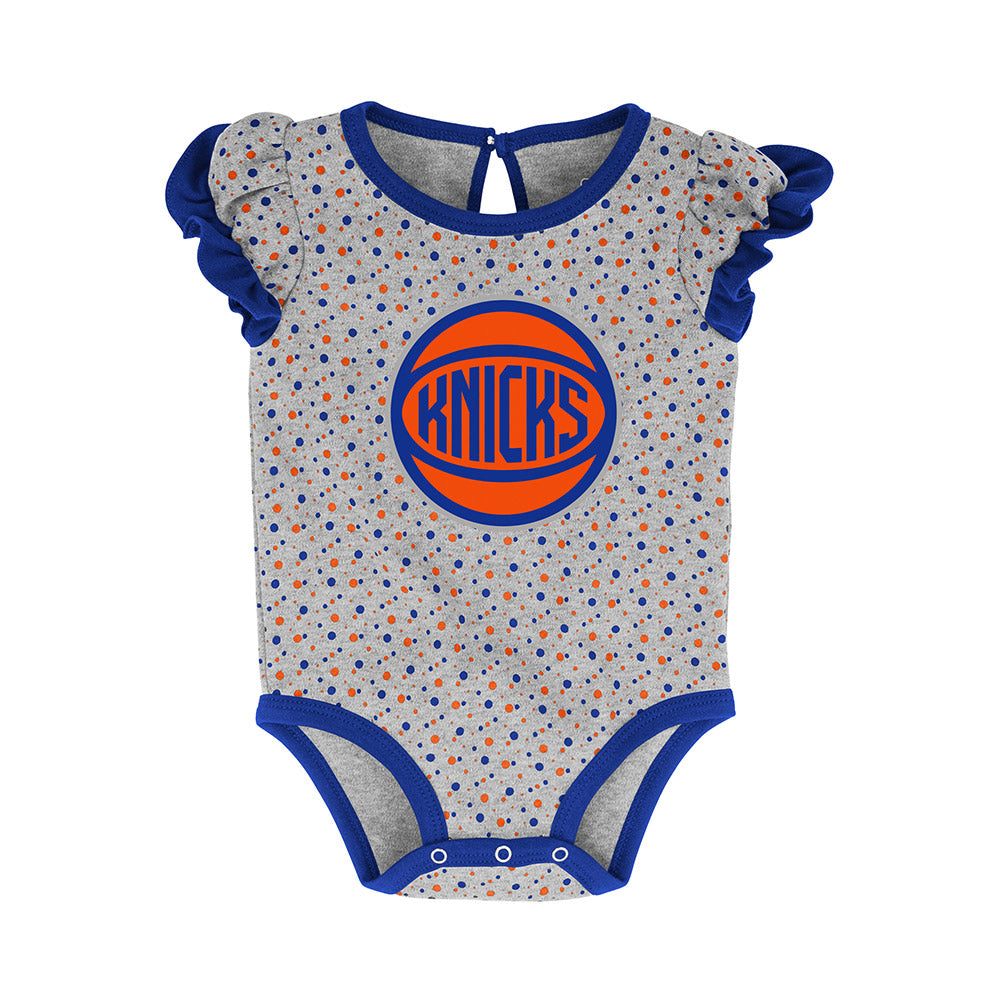  Outerstuff New York Knicks NBA Infant (12M-24M) Newborn (0-9M)  Little Baller 2 Piece Creeper Set, Blue/Grey 0-3 Months : Sports & Outdoors