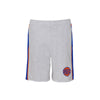 Youth Knicks Swingback French Terry Shorts In Grey - Front View