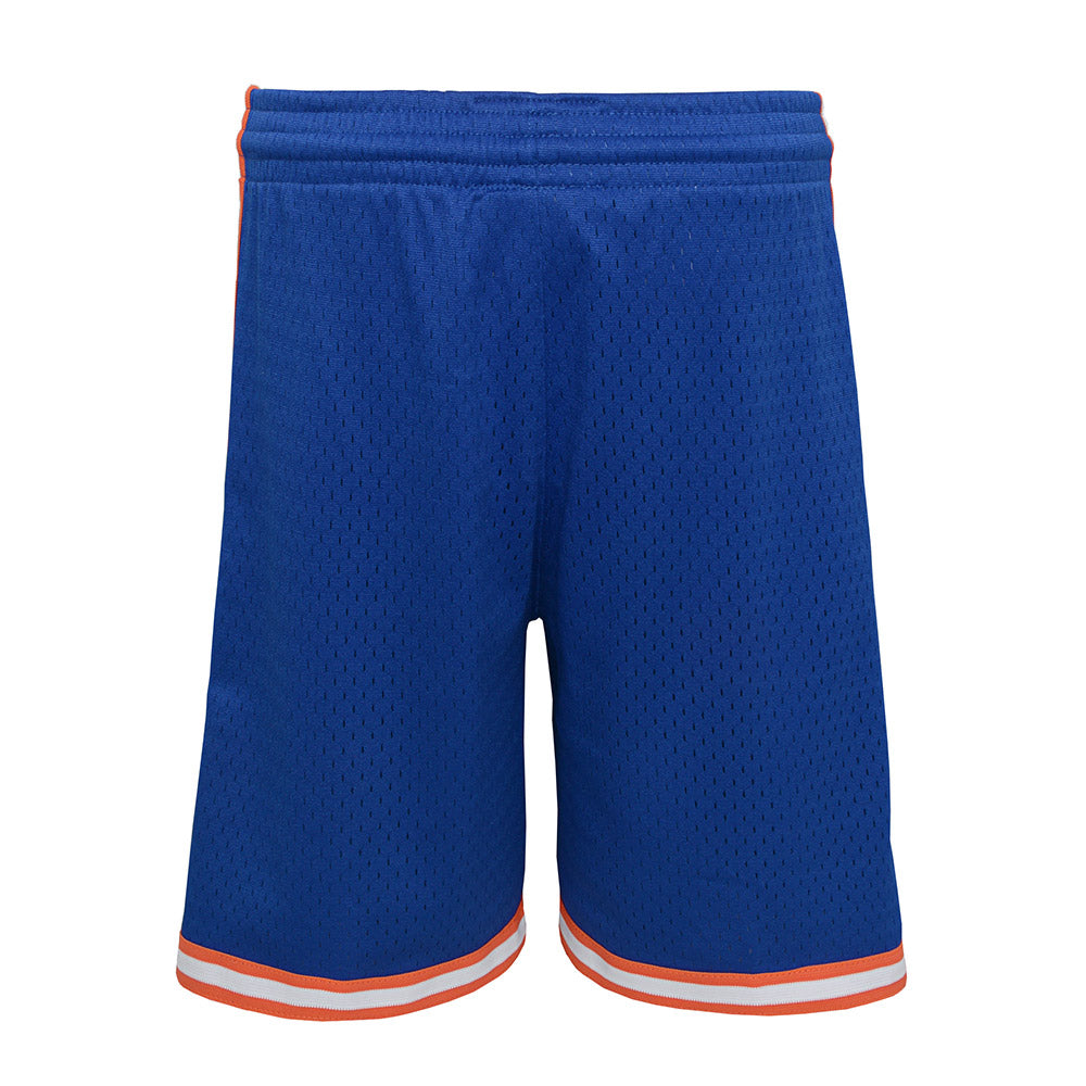 Women's Mitchell & Ness Royal New York Knicks Jump Shot Shorts