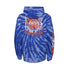 Youth Knicks Malibu Tie Dye Hoodie In Blue & Orange - Back View