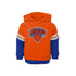 Kids Knicks Miracle on Court Hoodie and Pant Set In Orange & Blue - Hoodie Front View