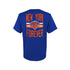 Products Youth Knicks Slogan Tee in Blue - Back View