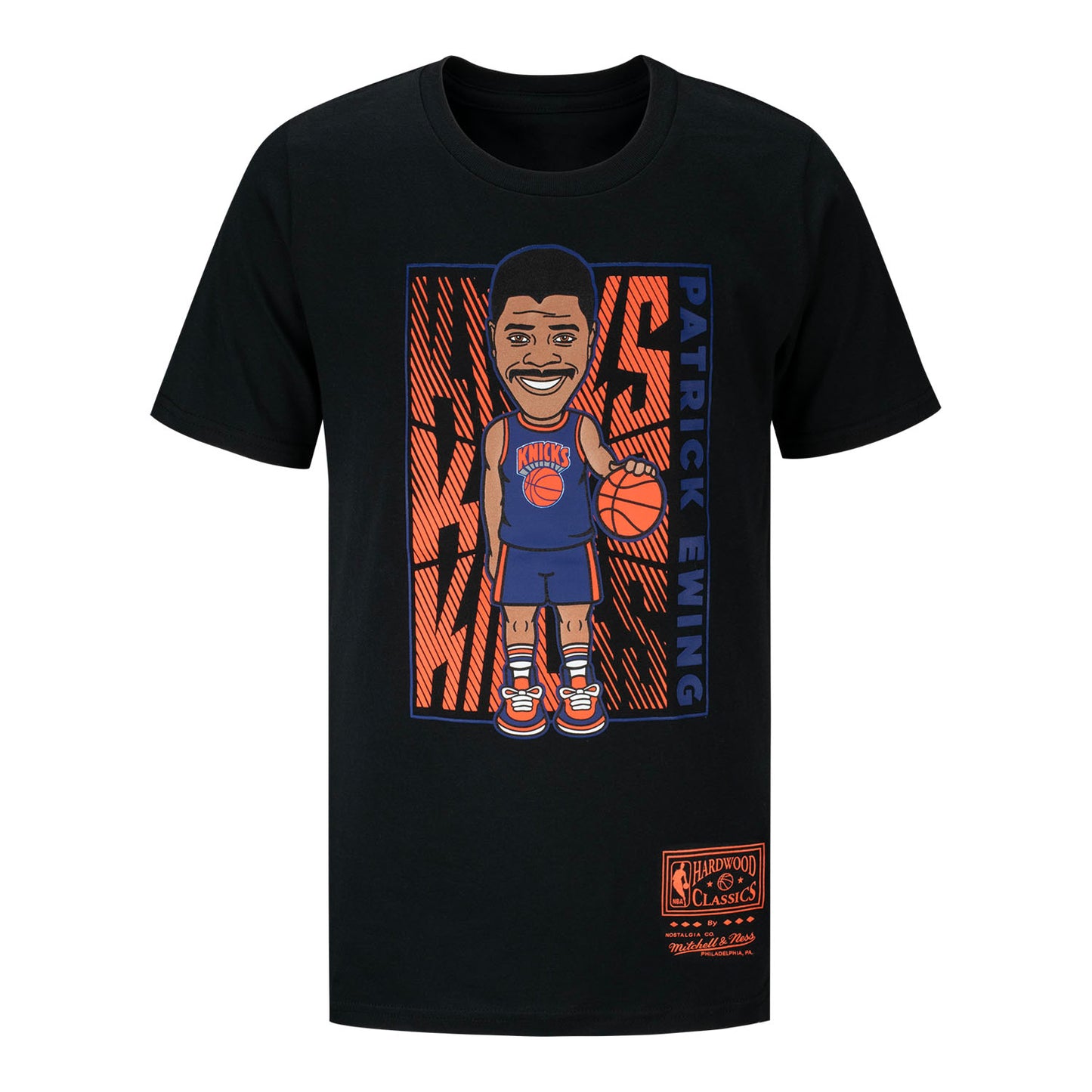 Mitchell & Ness Knicks Youth Got Next Patrick Ewing Tee In Black - Front View