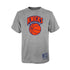Mitchell & Ness Knicks Youth HWC Logo Tee In Grey - Front View