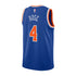 Knicks Youth Icon Derrick Rose Swingman Jersey In Blue - Back View