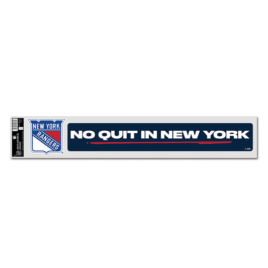 Wincraft Rangers No Quit in NY Multi Use Fan Decals