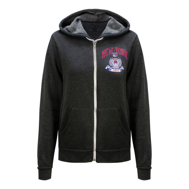 Lids New England Patriots WEAR by Erin Andrews Women's Full-Zip Hoodie -  Heathered Gray