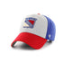 '47 Brand Rangers Tuft MVP Adjustable Hat in Red, White and Blue - Front View