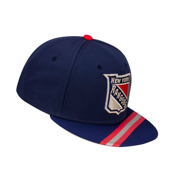 Fanatics Rangers Liberty Snapback Hat In Blue - Angled Right Side View