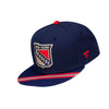 Fanatics Rangers Liberty Snapback Hat In Blue - Angled Left Side View