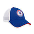 Fanatics Rangers Iconic Gradiant Trucker Hat In Blue, White & Red - Angled Right Side View