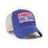 '47 Brand Rangers Four Stroke Meshback Clean Up Hat In Blue & Tan - Angled Right Side View