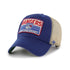 '47 Brand Rangers Four Stroke Meshback Clean Up Hat In Blue & Tan - Angled Left Side View