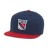 American Needle Rangers Wool Hat In Blue, Red & White - Angled Left Side View