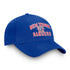 Fanatics Rangers Special Edition 2022 Unstructured Adjustable Hat In Blue & Red - Angled Right Side View