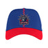 Adidas Rangers Reverse Retro 2022 Stretch Hat In Blue & Red - Front View
